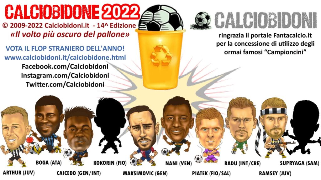 bidone d'oro dell'anno