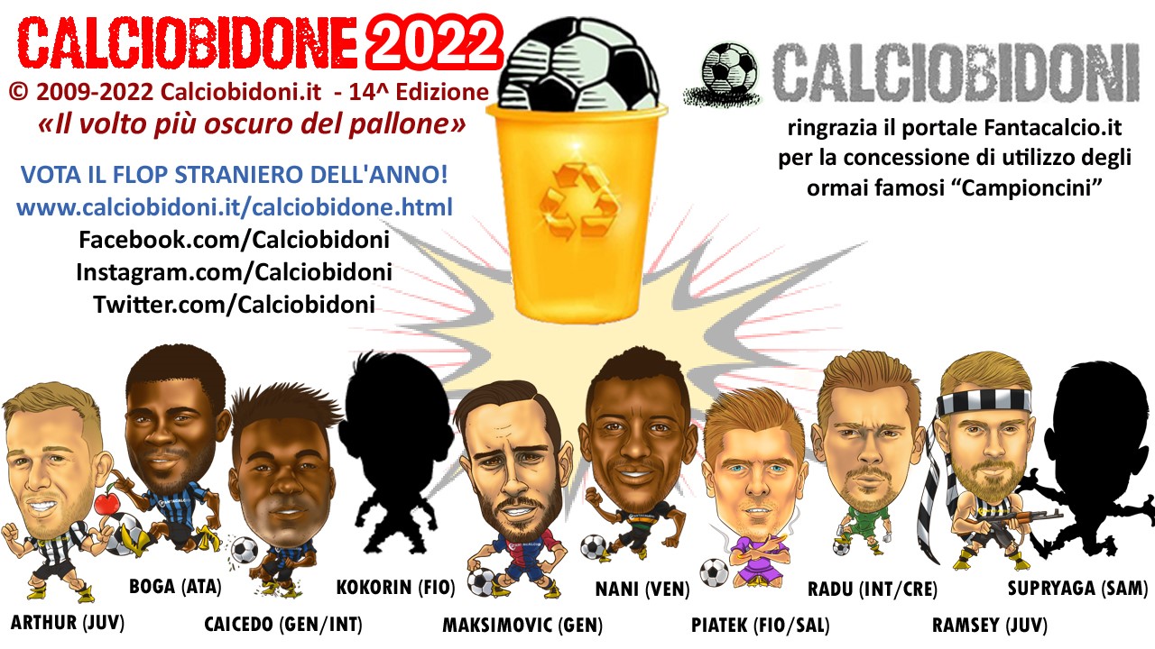 Scopri di più sull'articolo Bidone d’Oro dell’Anno 2023: Ivan Zazzaroni e Darwin Pastorin in giuria