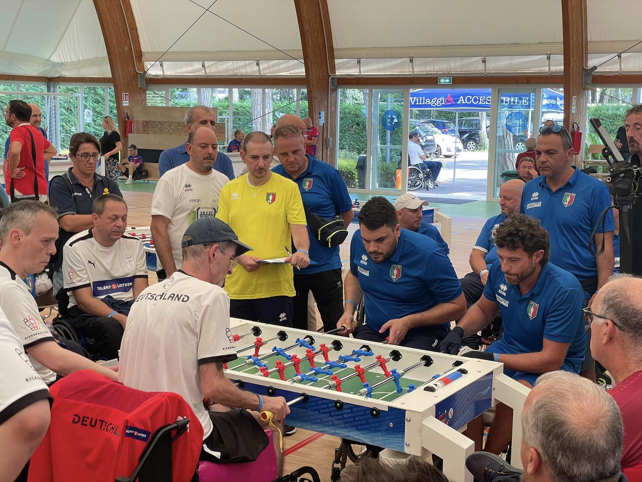 Al momento stai visualizzando Jesolo: successo per i campionati di calcio balilla paralimpico