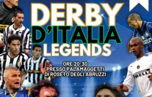 Scopri di più sull'articolo Javier Zanetti a Roseto degli Abruzzi per il Derby Legends Juve-Inter