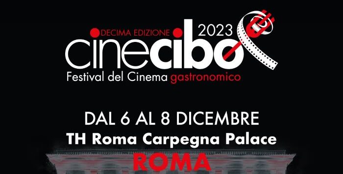 Scopri di più sull'articolo Cinecibo 2023 Roma: dal 6 dicembre Festival Cinema Gastronomico