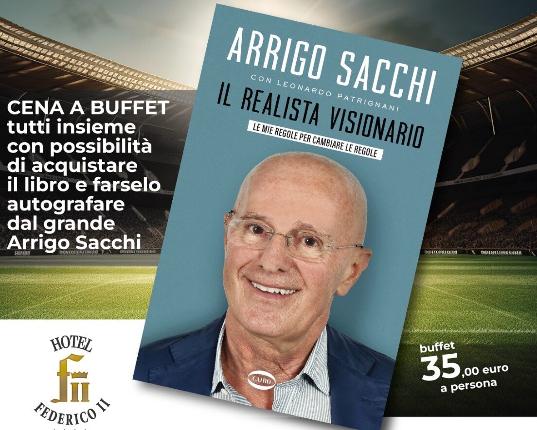 Scopri di più sull'articolo Arrigo Sacchi nelle Marche: il 9 aprile all’Hotel Federico II