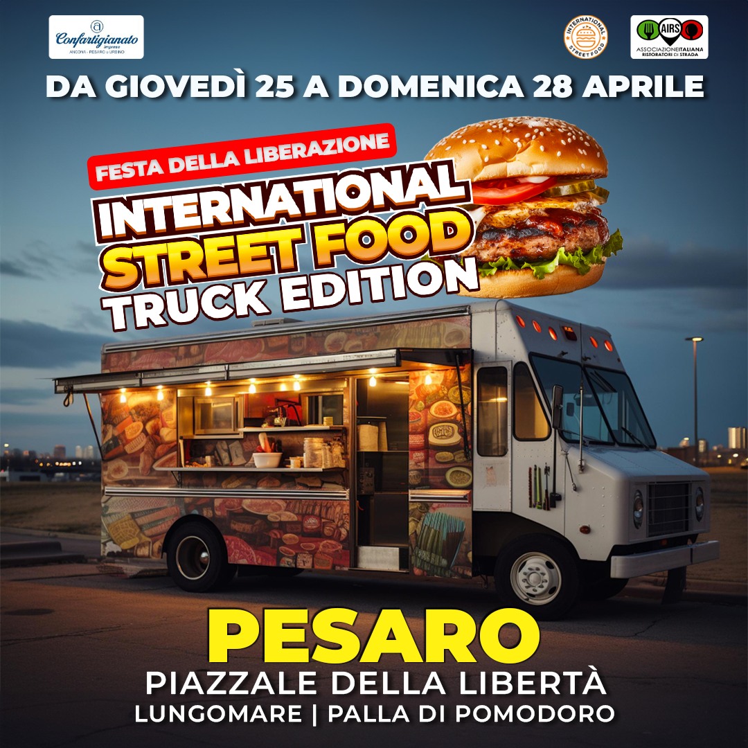 Al momento stai visualizzando International Street Food: cibo e svago a Pesaro il 25 aprile 2024