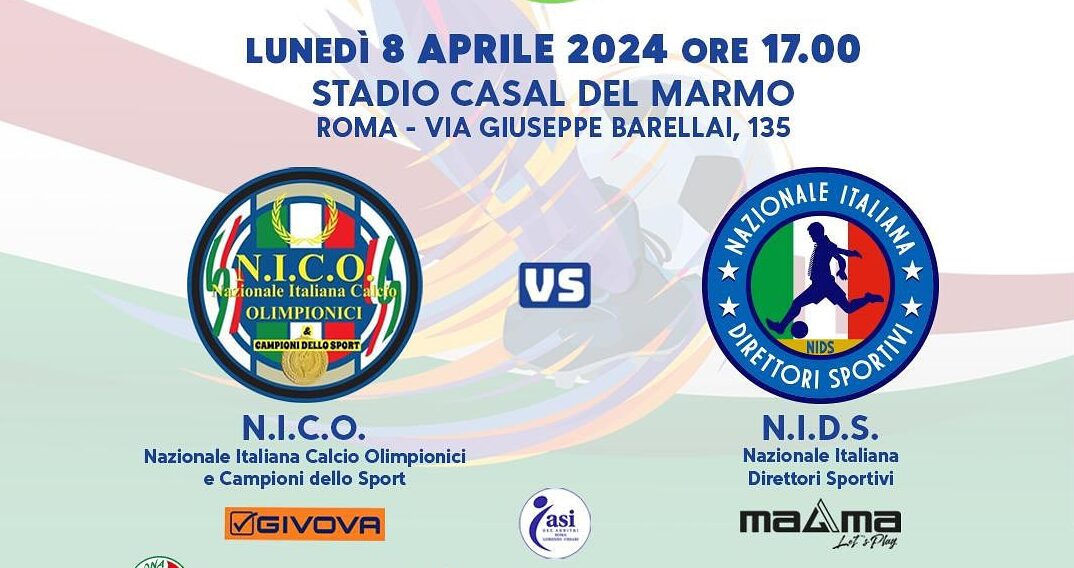 Al momento stai visualizzando Nazionale Italiana Direttori Sportivi: esordio lunedì 8 aprile a Roma