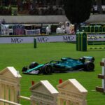 Ovale Piazza di Siena, ecco l’Aston Martin F1: “La macchina di Alonso?”