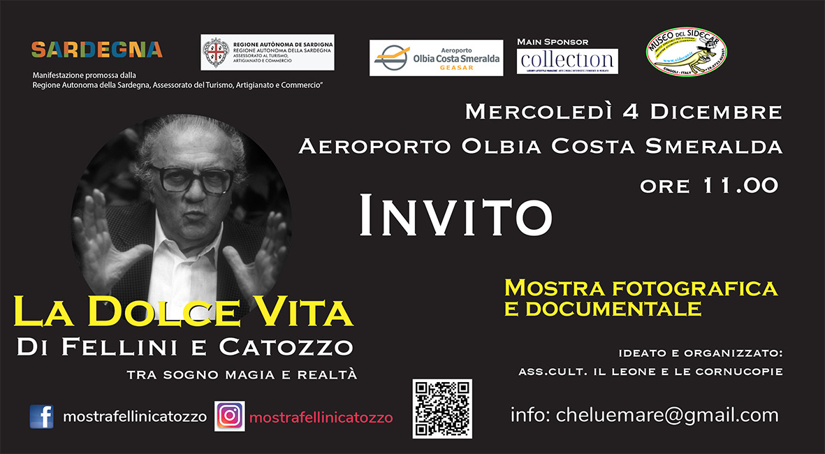 Scopri di più sull'articolo La Dolce Vita di Federico Fellini: dal 4 dicembre mostra a Olbia