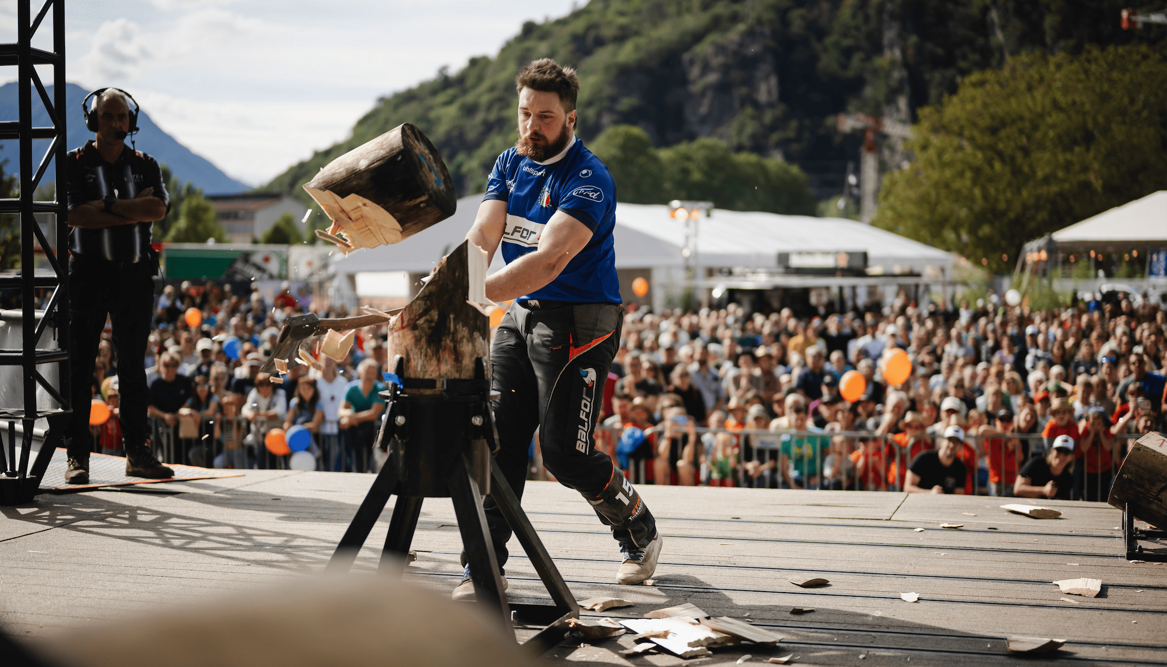 Al momento stai visualizzando Campionato 2025 Stihl Timbersports all’Arena di Anterselva il 6 luglio