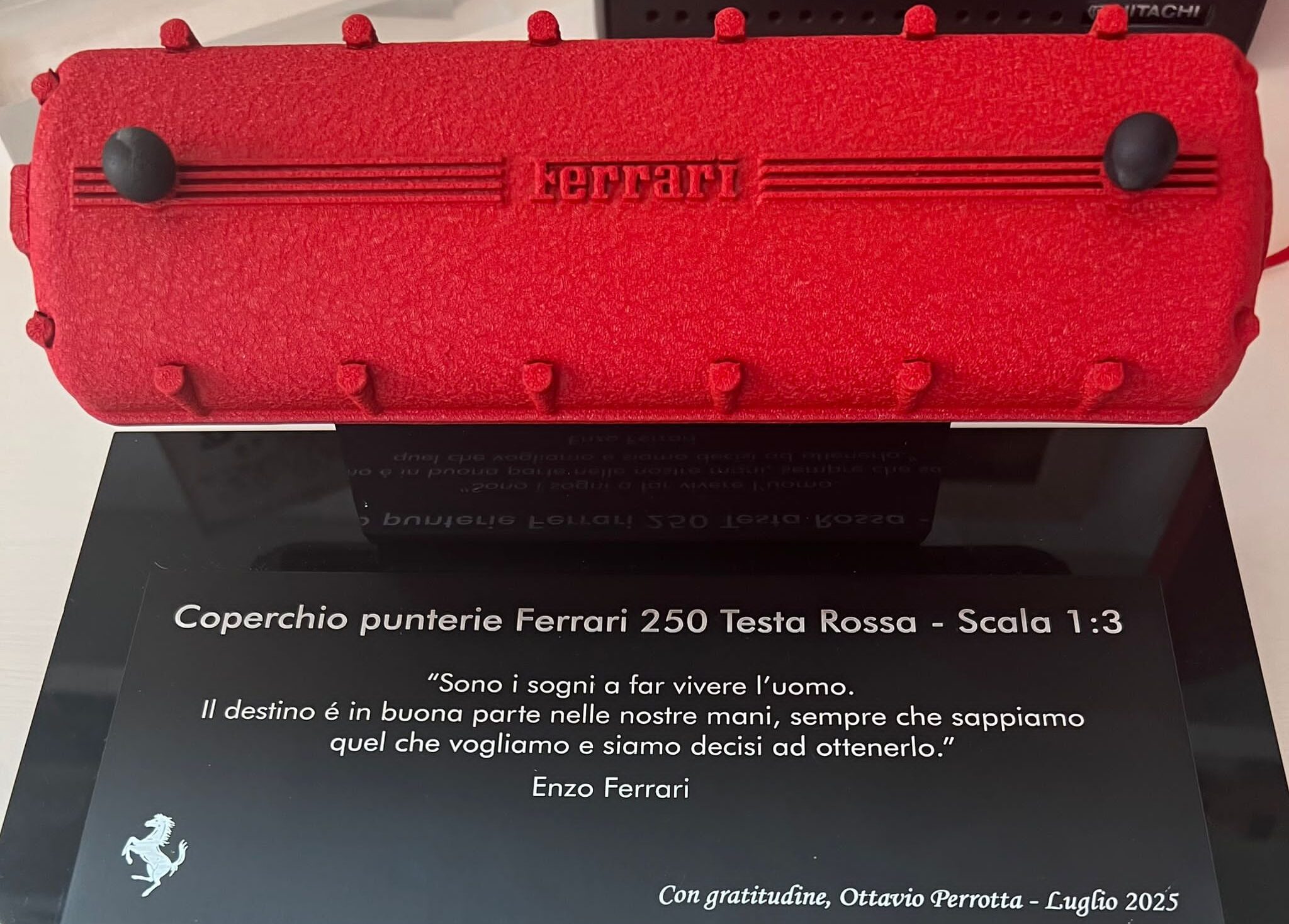 Giovane ingegnere Ferrari Ottavio Perrotta protagonista a Museo del Calcio Giovane ingegnere Ferrari Ottavio Perrotta protagonista a Museo del Calcio