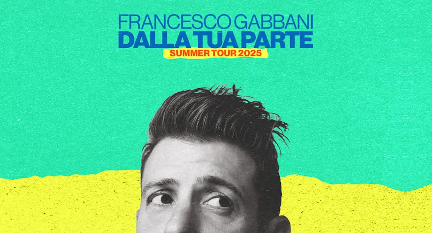 Forte dei Marmi: Francesco Gabbani show a Villa Bertelli il 16 agosto