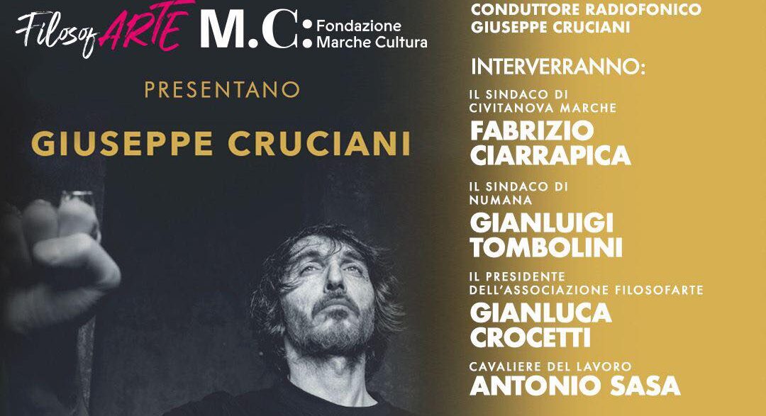 Giuseppe Cruciani lunedì 11 agosto a Shada Civitanova per Filosofarte 2025