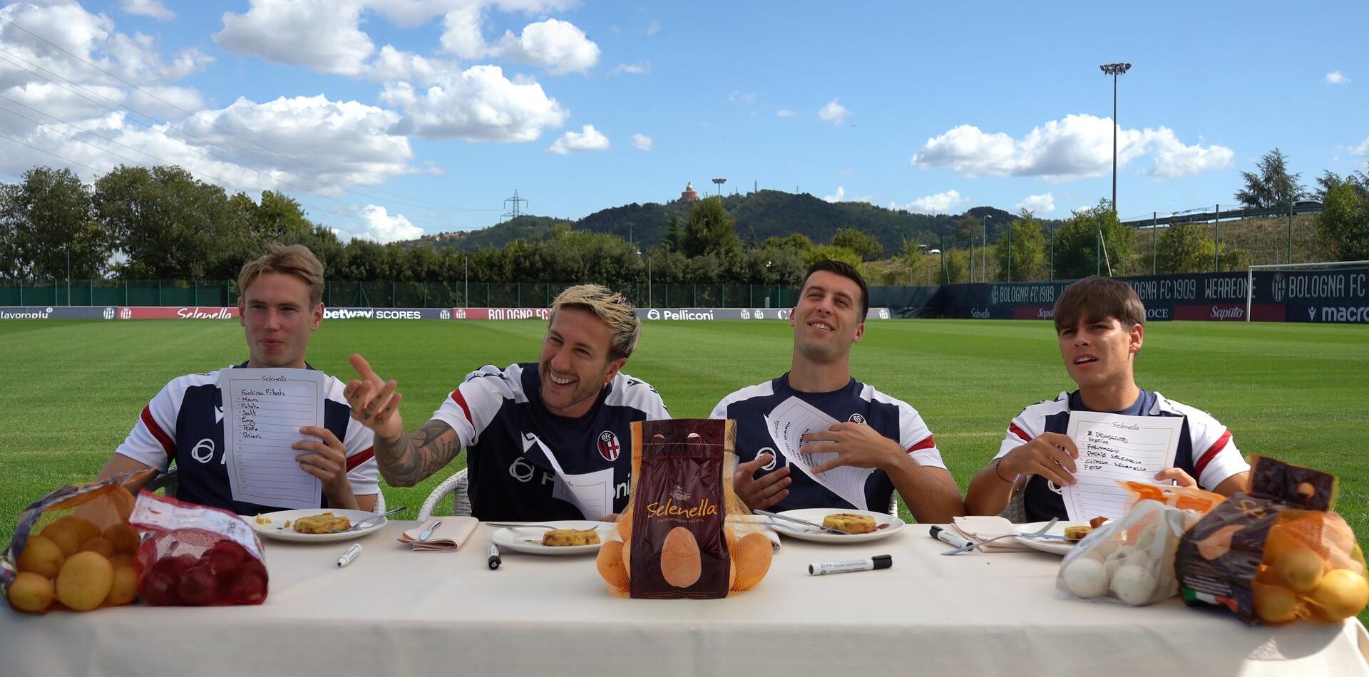 Dal calcio alla cucina: Bernardeschi del Bologna tra i protagonisti Dal calcio alla cucina: Bernardeschi del Bologna tra i protagonisti